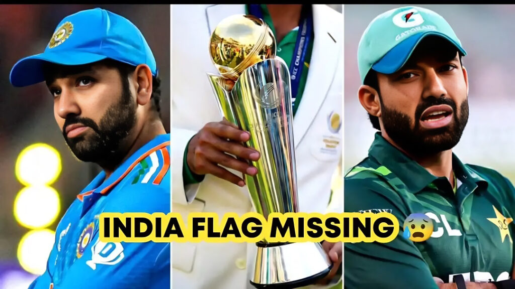 Missing Indian Flag at ICC Champions Trophy